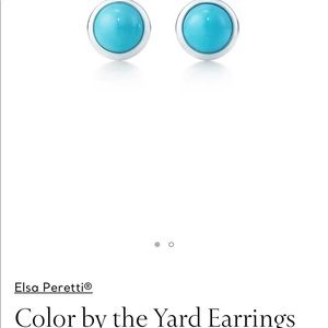 Tiffany&Co. Elsa Peretti Color by the yard earring